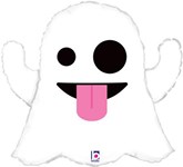 Halloween Ghost Emoji 28" Foil Balloon