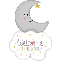 Welcome To The World Baby 42" Foil Balloon
