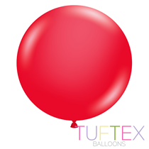 Tuftex Standard Red 36" Latex Balloons 10pk