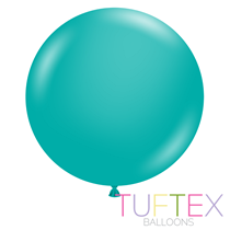 Tuftex Standard Teal 36" Latex Balloons 10pk