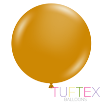 Tuftex Metallic Gold 36" Latex Balloons 10pk