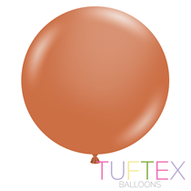 Tuftex Standard Burnt Orange 36" Latex Balloons 10pk