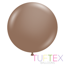 Tuftex Standard Cocoa 36" Latex Balloons 10pk