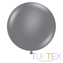 Tuftex Standard Gray Smoke 36" Latex Balloons 10pk