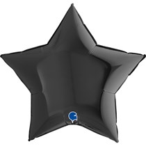 Grabo 36" Black Star Foil Balloon