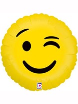 Winking Emoji 18" Foil Balloon