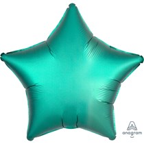 Star Satin Luxe 18 Inch Shaped Green Foil Balloon