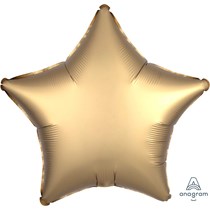 Star Satin Luxe 18 Inch Shaped Gold Foil Balloon