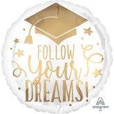Follow Your Dreams 18" Foil Balloon