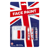 Union Jack Face Painting Set