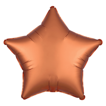 Satin Luxe Amber Star Foil Balloon