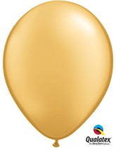 11" Metallic Gold Latex Balloons - 25pk