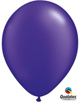 11" Quartz Purple Pearl Latex Balloons - 25pk