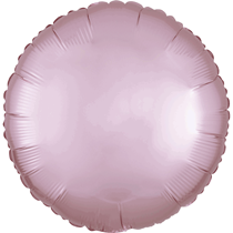 Satin Luxe Pastel Pink Circle Foil Balloon