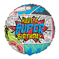 Have A Super Birthday 18" Foil Balloon
