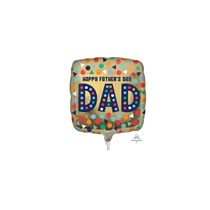 Happy Father's Day Dad Mini Foil Balloon