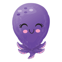 Cute Octopus Standard 21" Foil Balloon