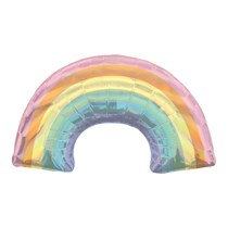 Iridescent Pastel Rainbow 34" Foil Balloon