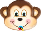 Mischievous Monkey Mini Shape 14" Foil Balloon