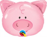 Playful Pig Mini Shape 14" Foil Balloon