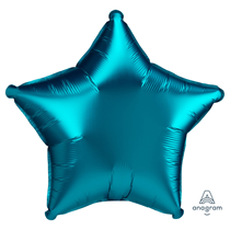 Satin Luxe Aqua 18" Foil Star Balloon
