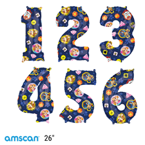 Paw Patrol 26" Foil Number Balloons