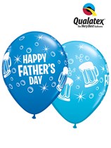 Happy Father's Day Beer Mug Latex Balloons 25pk