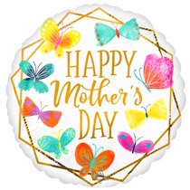 Mother's Day Gold Trim 18" Foil Balloon
