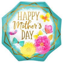 Happy Mother's Day Octagon 22" Foil Balloon