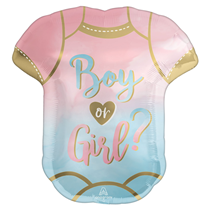 The Big Reveal Boy or Girl 24" SuperShape Foil Balloon