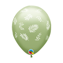 Tropical Greenery 11" Latex Balloon 25pk
