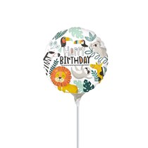 Get Wild Mini Shape Foil Balloon (air fill)