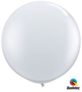 3ft Diamond Clear Latex Balloon - 2pk