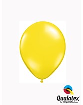 Qualatex Jewel 5" Citrine Yellow Latex Balloons 100pk