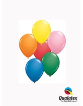 5" Assorted Colour Latex Balloons 100pk