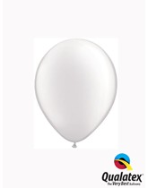 Qualatex Pearl 5" Pearl White Latex Balloons 100pk
