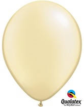 Qualatex Pearl 11" Pearl Ivory Latex Balloons 100pk