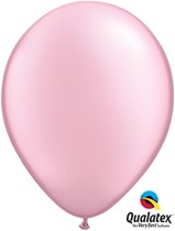 Qualatex Pearl Pink 16 inch latex balloons 50 pack