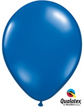 Qualatex Jewel 11" Sapphire Blue Latex Balloons 100pk