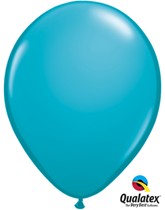 11" Tropical Teal Latex Balloons 100pk
