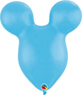 Mickey Mouse Head Shaped Blue 15" Latex Balloons 50pk