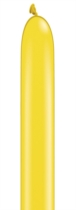 Qualatex 160Q Citrine Yellow Latex Modelling Balloons 100pk