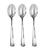 Premium Stainless Silver Cutlery Spoons 32pk