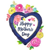 Mother's Day Floral Watercolour 34" SuperShape Foil Balloon