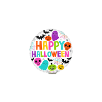 Colourful & Creepy Halloween 9" Mini Foil Balloon