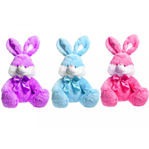 Colourful Bunny Rabbits Assorted 30cm Soft Toys 6pk