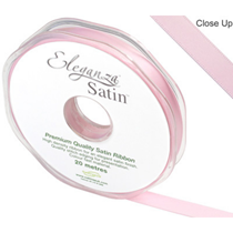 Light Pink Eleganza 10mm Satin Ribbon 20M