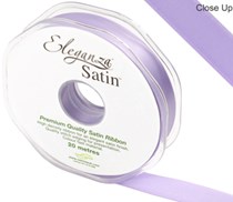 Lavender Eleganza 15mm Satin Ribbon 20M