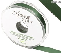Sage Green Eleganza 15mm Satin Ribbon 20M