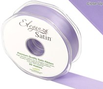 Lavender Eleganza 25mm Satin Ribbon 20M